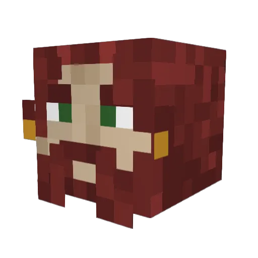 teplik62 Minecraft avatar head, 3D render