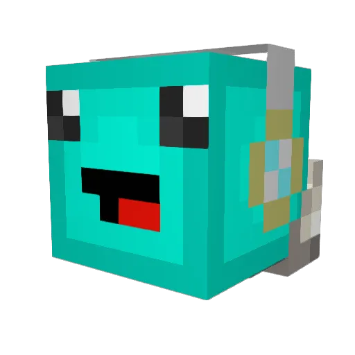 tequi999 Minecraft avatar head, 3D render