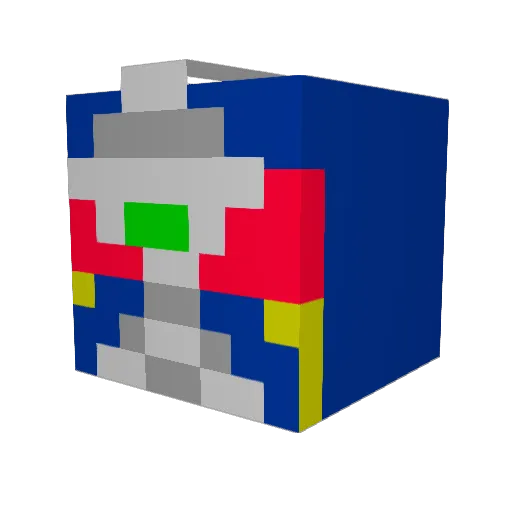 terar2 Minecraft avatar head, 3D render