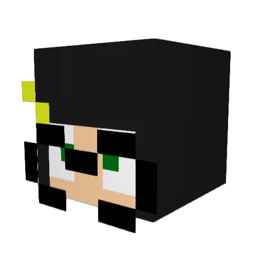 tereeeeesa Minecraft avatar head, 3D render