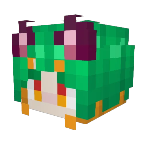 terena1031 Minecraft avatar head, 3D render