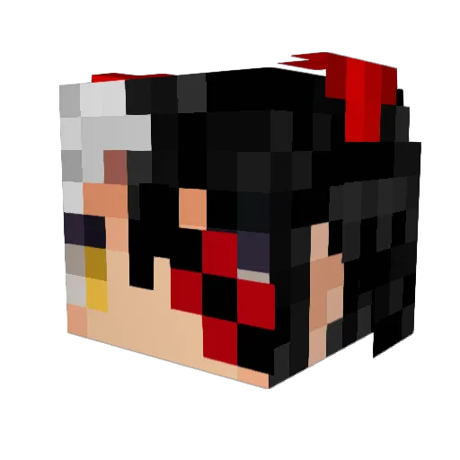 teressa553 Minecraft avatar head, 3D render