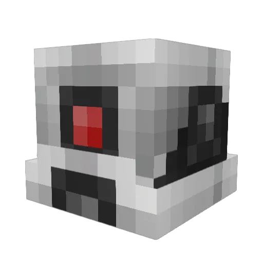termdebug Minecraft avatar head, 3D render