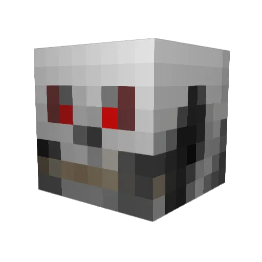 termijavinatorxd Minecraft avatar head, 3D render