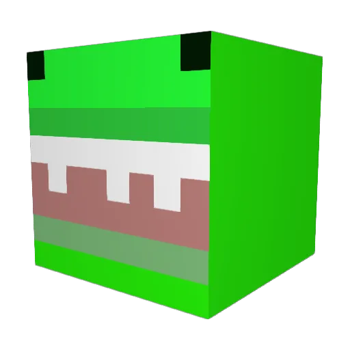 termin8r2012 Minecraft avatar head, 3D render