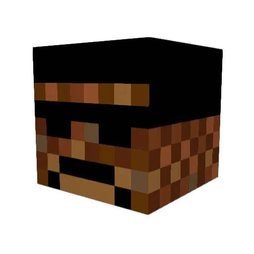 terminator59709 Minecraft avatar head, 3D render