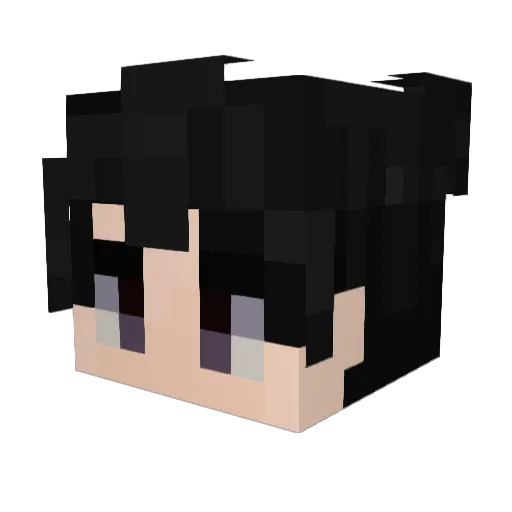 ternorei Minecraft avatar head, 3D render