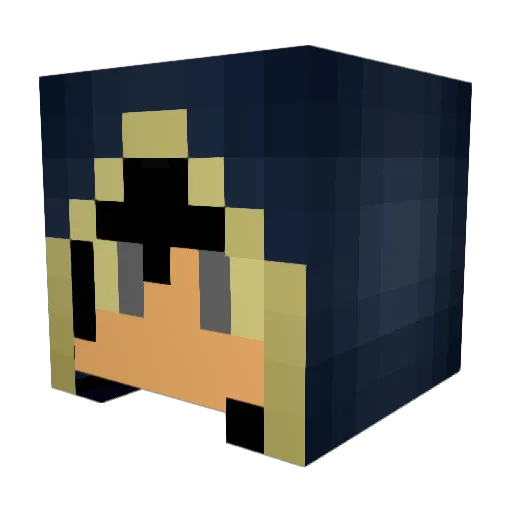 tero41 Minecraft avatar head, 3D render