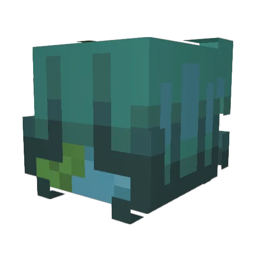 terokki Minecraft avatar head, 3D render