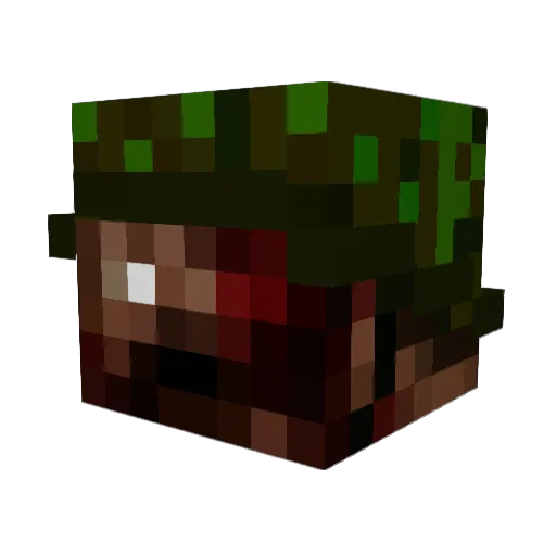 terpmathias Minecraft avatar head, 3D render