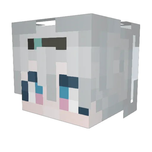 terra249 Minecraft avatar head, 3D render