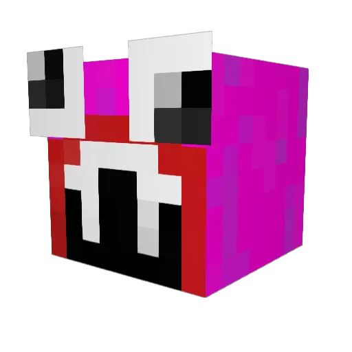 terrafin007 Minecraft avatar head, 3D render