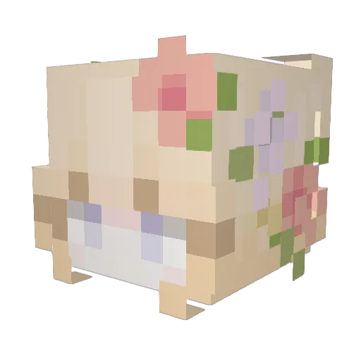 terraliz Minecraft avatar head, 3D render