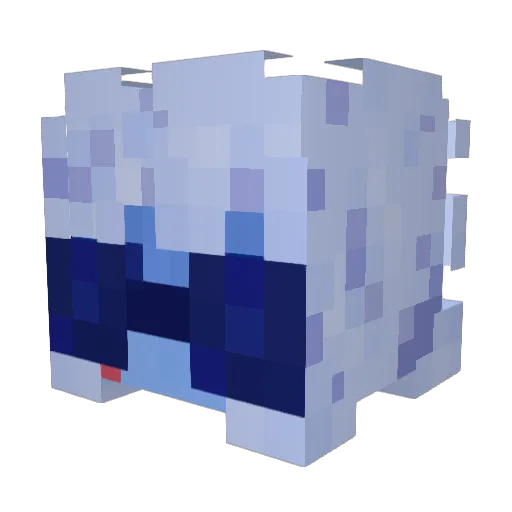 terralovi Minecraft avatar head, 3D render