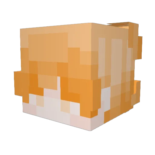 terrenceville Minecraft avatar head, 3D render