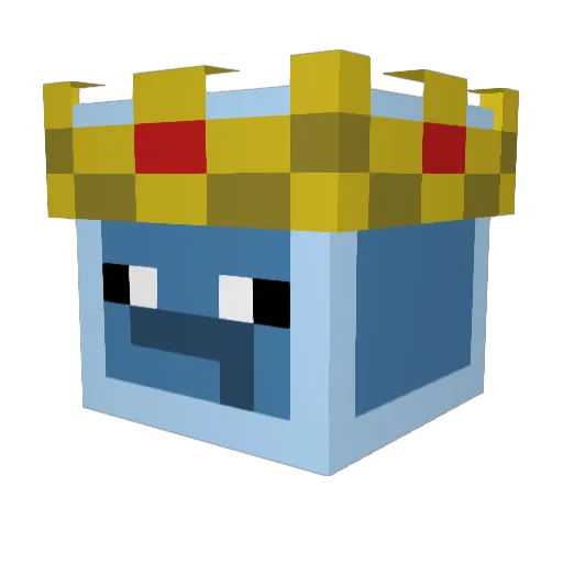 terrial10x2 Minecraft avatar head, 3D render