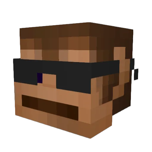 terroraffe2000 Minecraft avatar head, 3D render