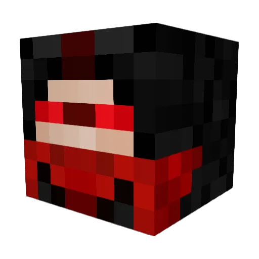 terrorbyte1127 Minecraft avatar head, 3D render