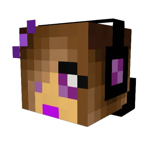 terry72011 Minecraft avatar head, 3D render