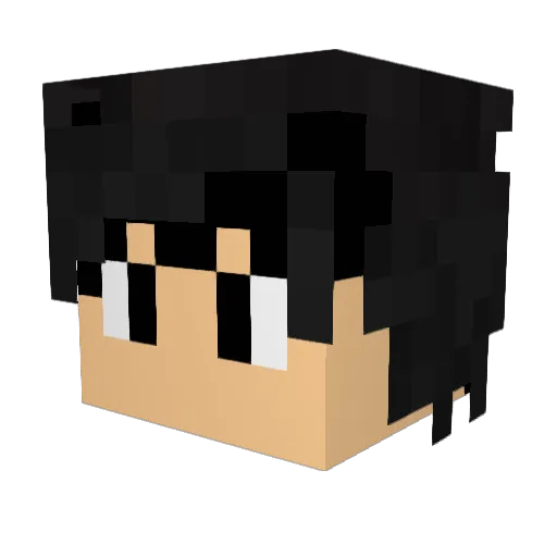 terry_cruz Minecraft avatar head, 3D render