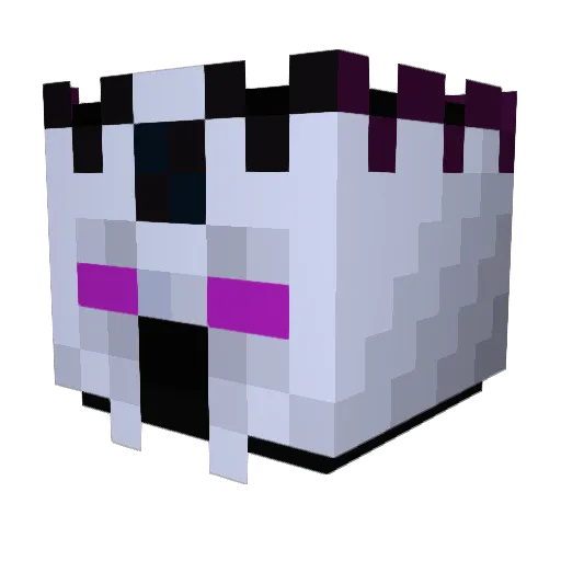 teru0901 Minecraft avatar head, 3D render