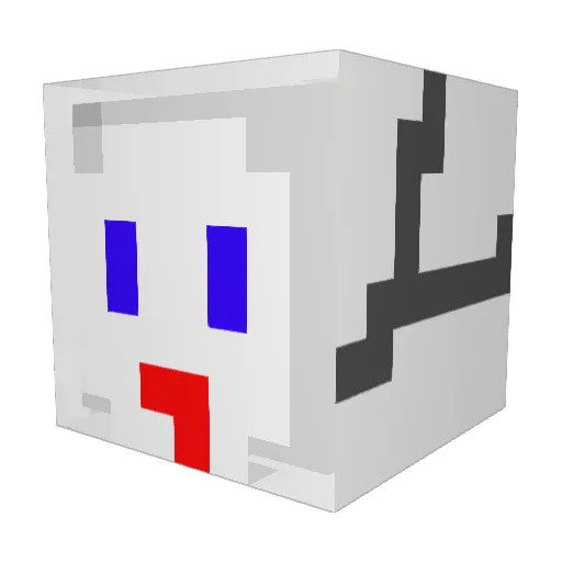 teru2b_s Minecraft avatar head, 3D render