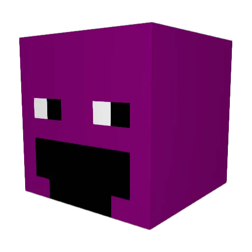 teshy1 Minecraft avatar head, 3D render
