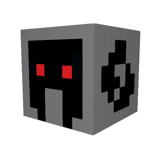 teslaoverdrive Minecraft avatar head, 3D render