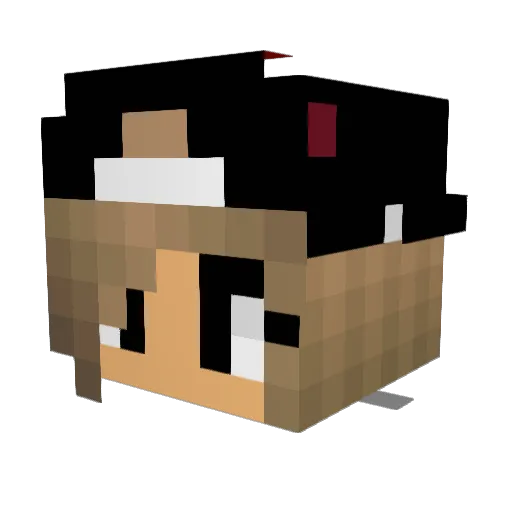 tessa2003 Minecraft avatar head, 3D render