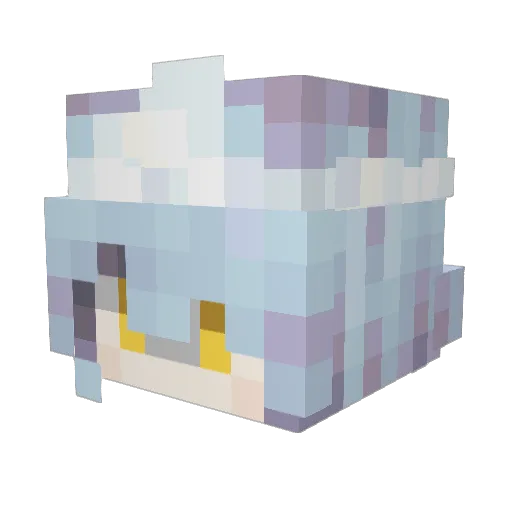tesso57 Minecraft avatar head, 3D render