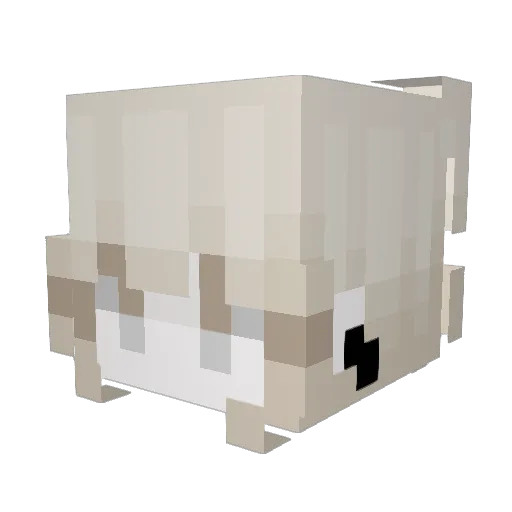 testindex Minecraft avatar head, 3D render