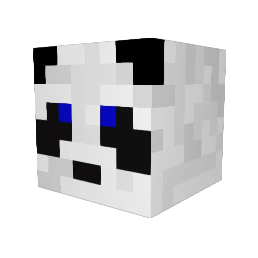 testipentti Minecraft avatar head, 3D render