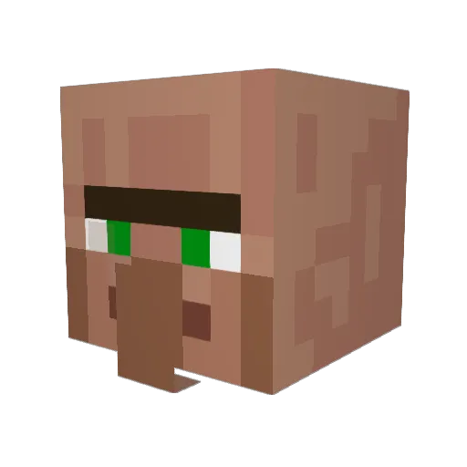 testoharun Minecraft avatar head, 3D render