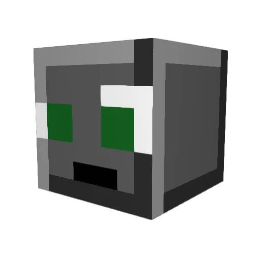 teteiaz Minecraft avatar head, 3D render