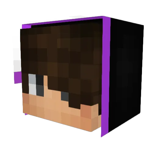 tethi16 Minecraft avatar head, 3D render