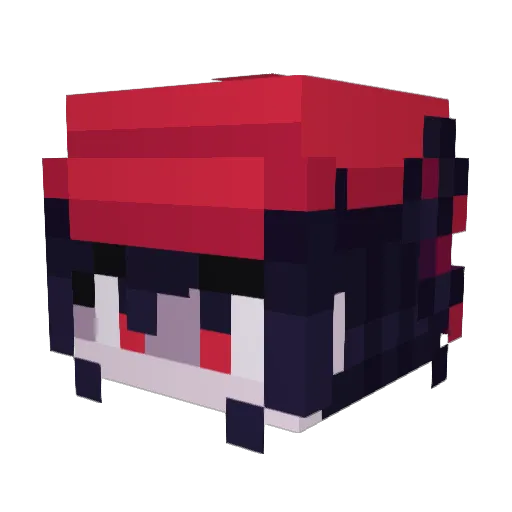 tetofan7 Minecraft avatar head, 3D render