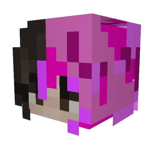 tetrisvape Minecraft avatar head, 3D render