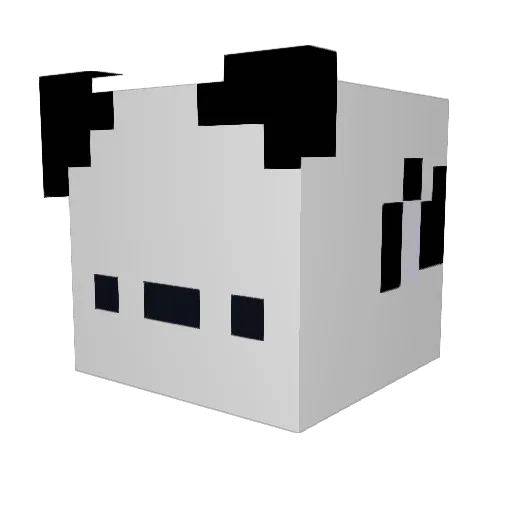 tettie6 Minecraft avatar head, 3D render