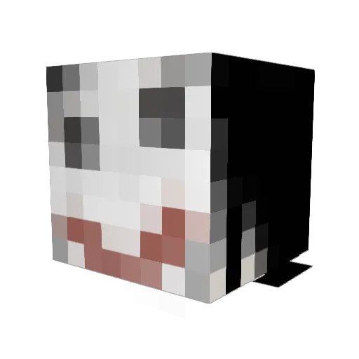 teu65 Minecraft avatar head, 3D render