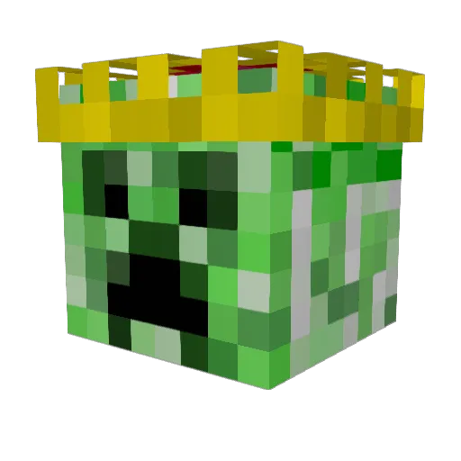 teulot Minecraft avatar head, 3D render