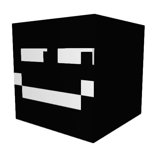 tevael Minecraft avatar head, 3D render