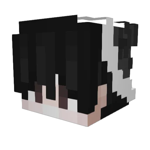 tewdar Minecraft avatar head, 3D render
