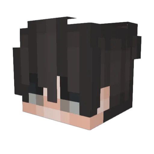 tewwskiii Minecraft avatar head, 3D render