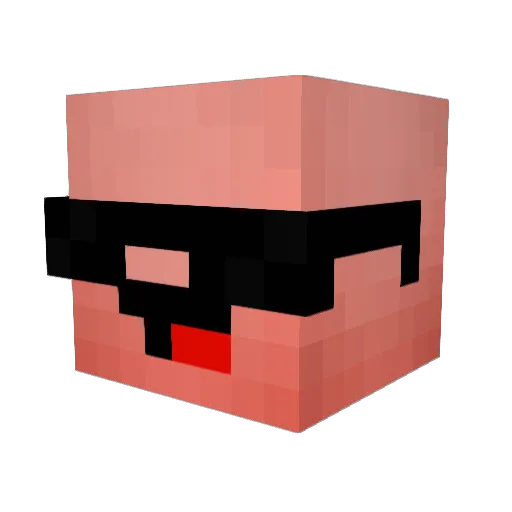 texmexlatexi Minecraft avatar head, 3D render