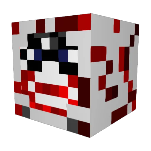 texo654 Minecraft avatar head, 3D render