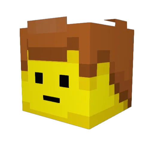 tez03 Minecraft avatar head, 3D render
