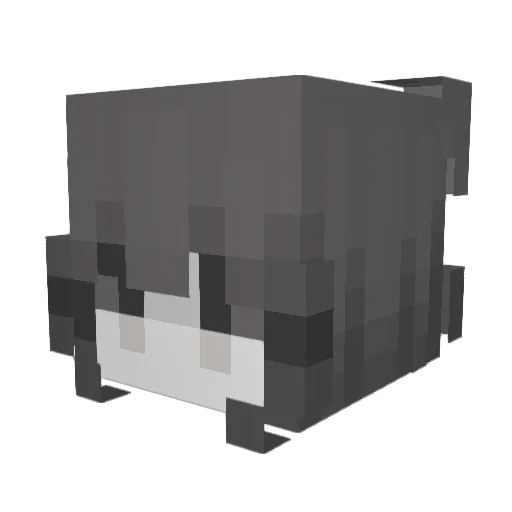 tezzy Minecraft avatar head, 3D render