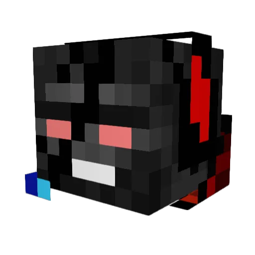 tf7e12 Minecraft avatar head, 3D render