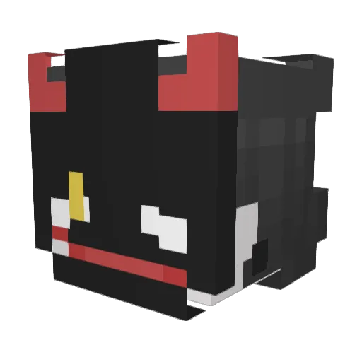 tfKendall Minecraft avatar head, 3D render