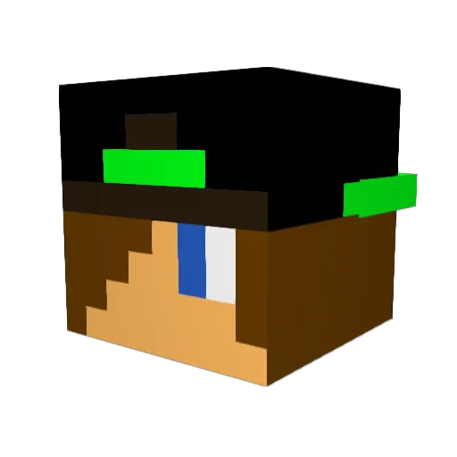 tfien33 Minecraft avatar head, 3D render